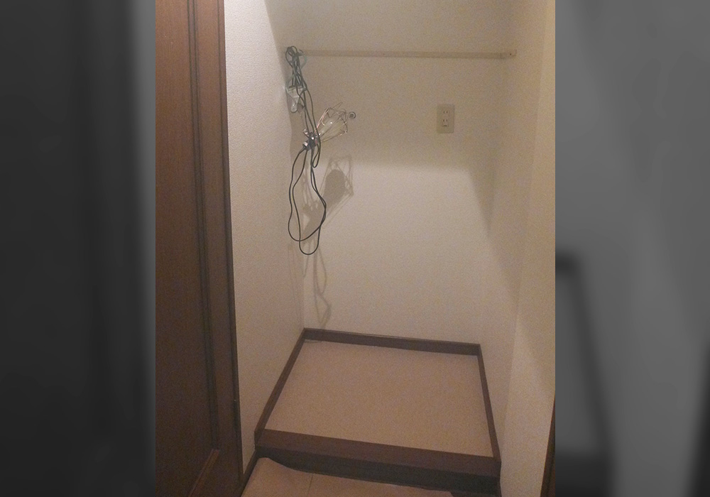 カトーデンキ お仕事日記 洗濯機排水口の水漏れ修理