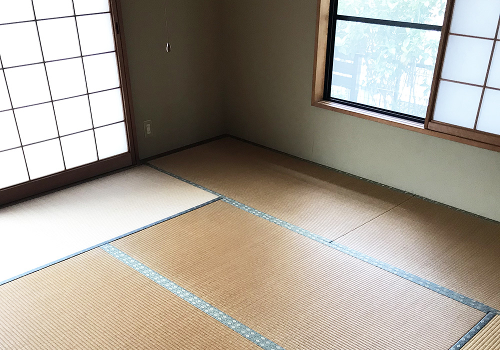 カトーデンキ お仕事日記 和室の畳をリフォーム