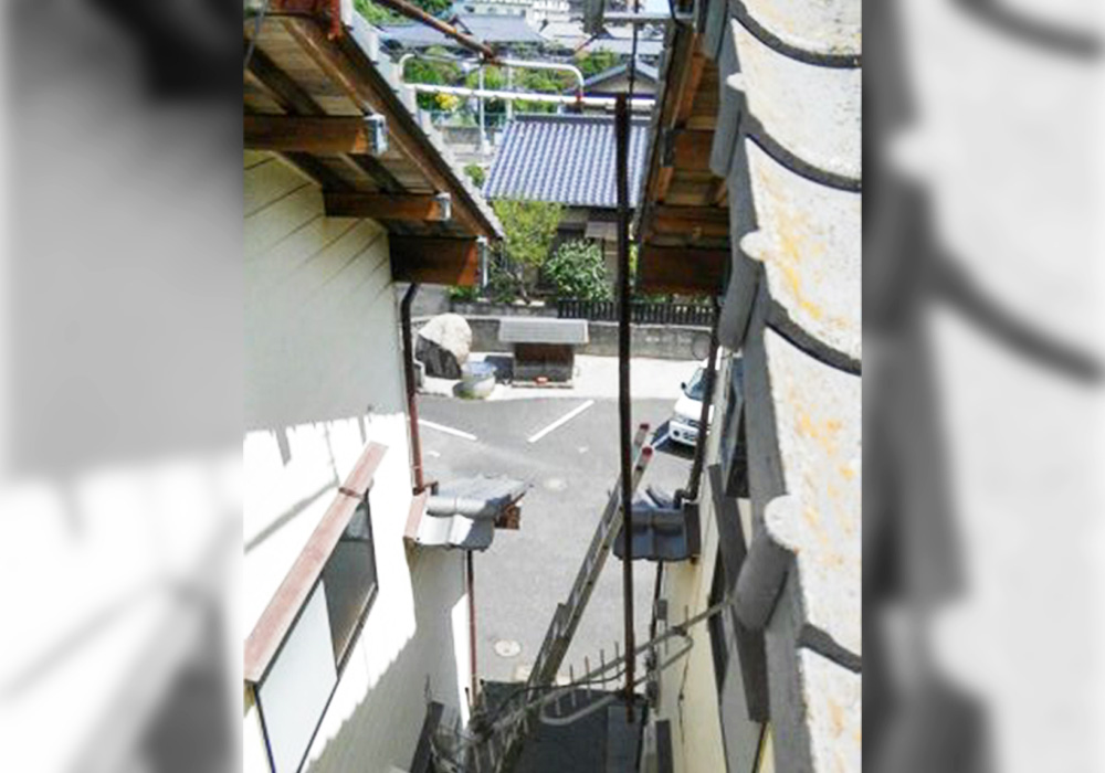 カトーデンキ お仕事日記 アパートのアンテナ工事