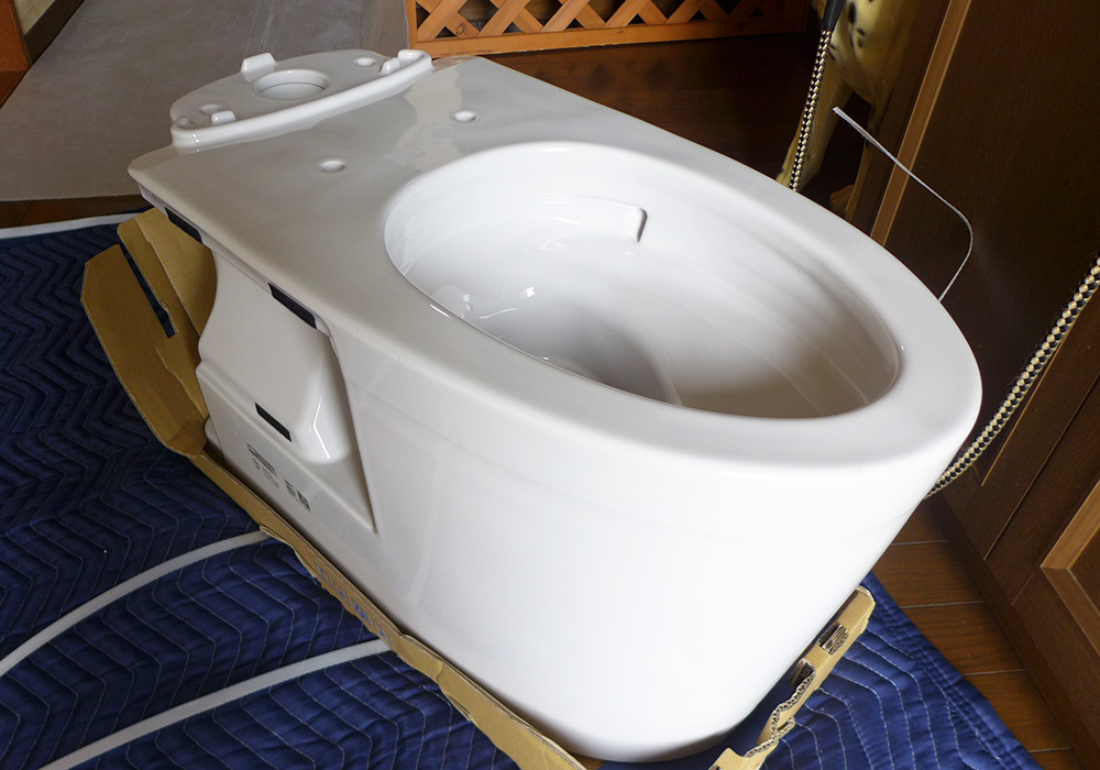 カトーデンキ お仕事日記 トイレの便器・便座交換