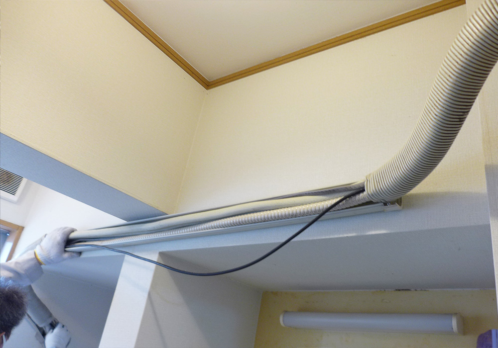 カトーデンキ お仕事日記 エアコンの取替工事