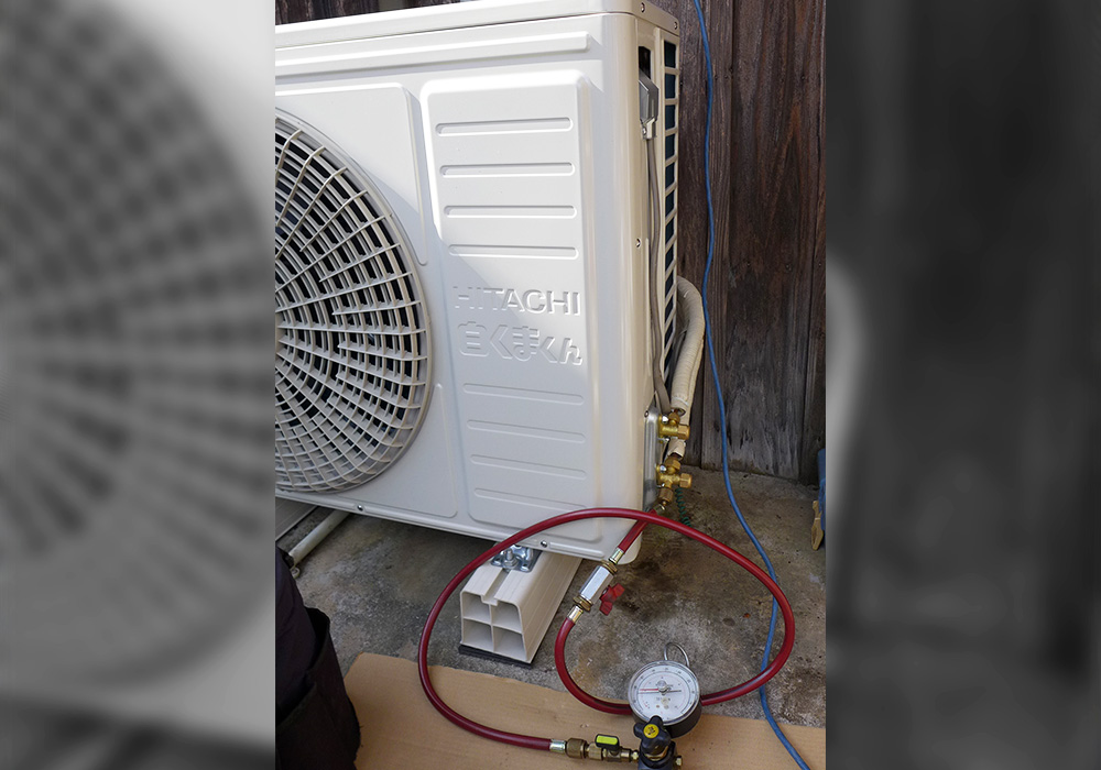 カトーデンキ お仕事日記 エアコンの取替工事