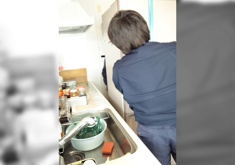 カトーデンキ お仕事日記 冷蔵庫の納品