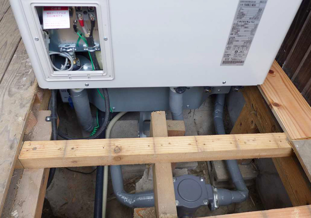 カトーデンキ お仕事日記 電気温水器交換工事2