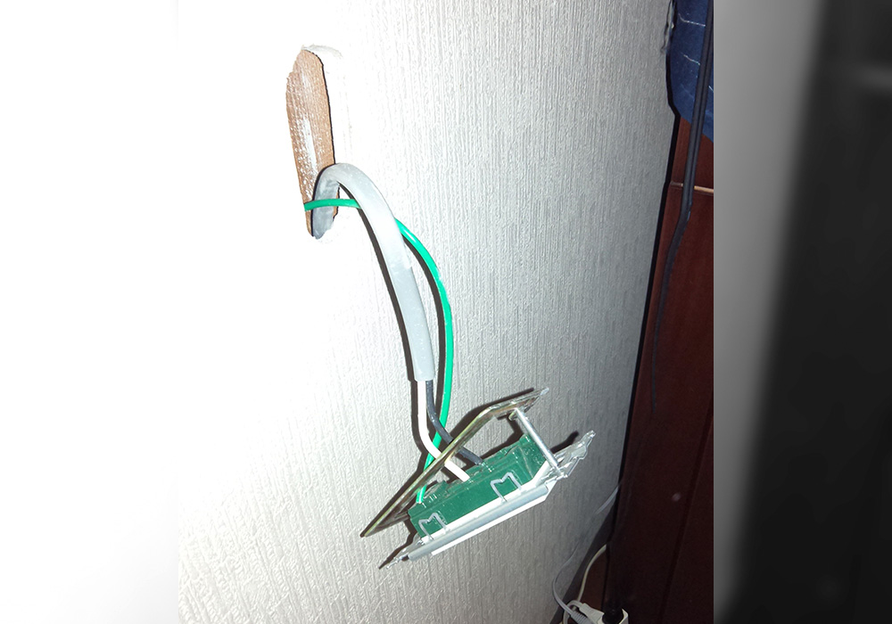 カトーデンキ お仕事日記 アース工事の依頼1