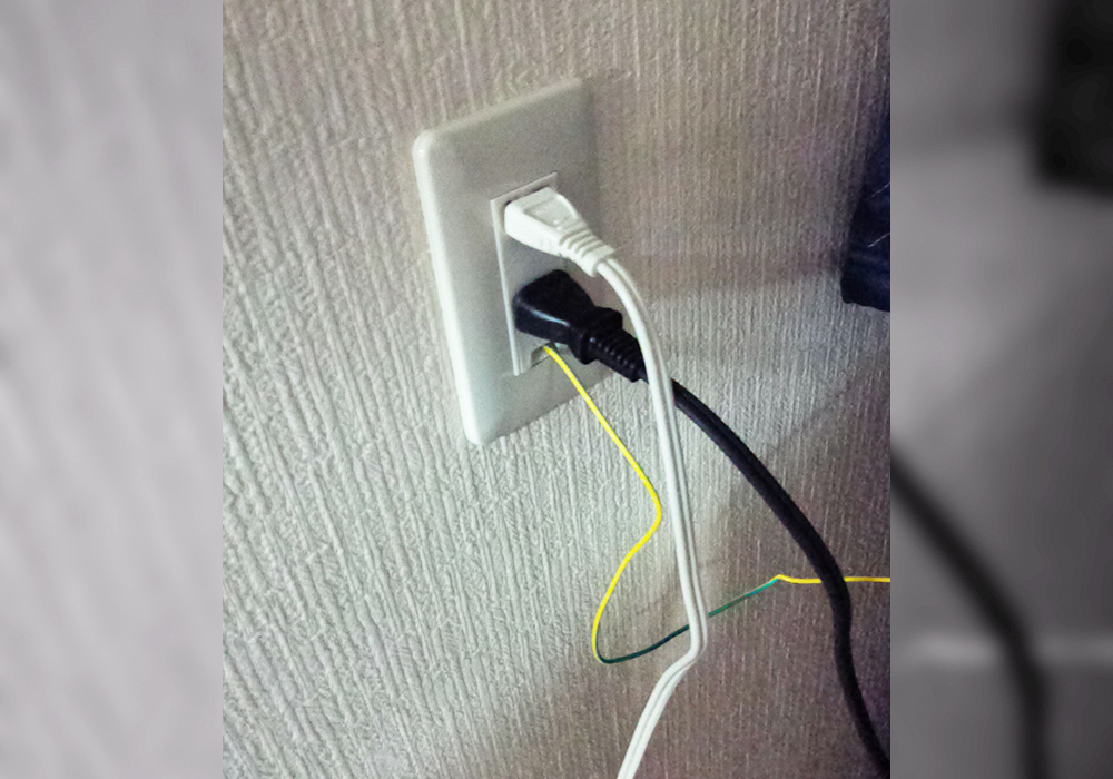 カトーデンキ お仕事日記 アース工事の依頼1