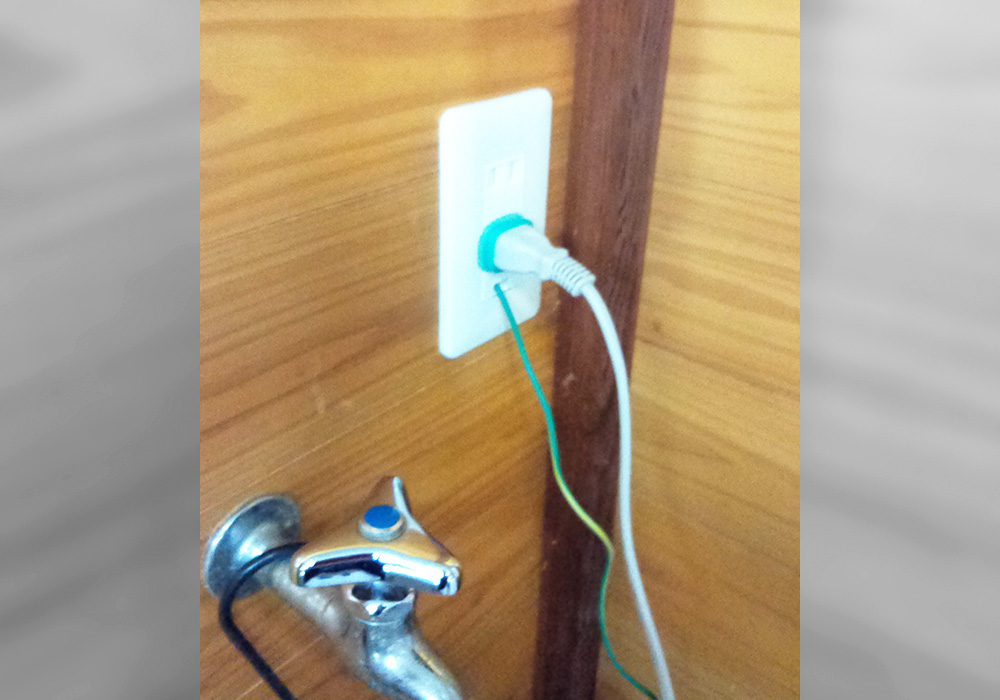 カトーデンキ お仕事日記 アース工事の依頼2